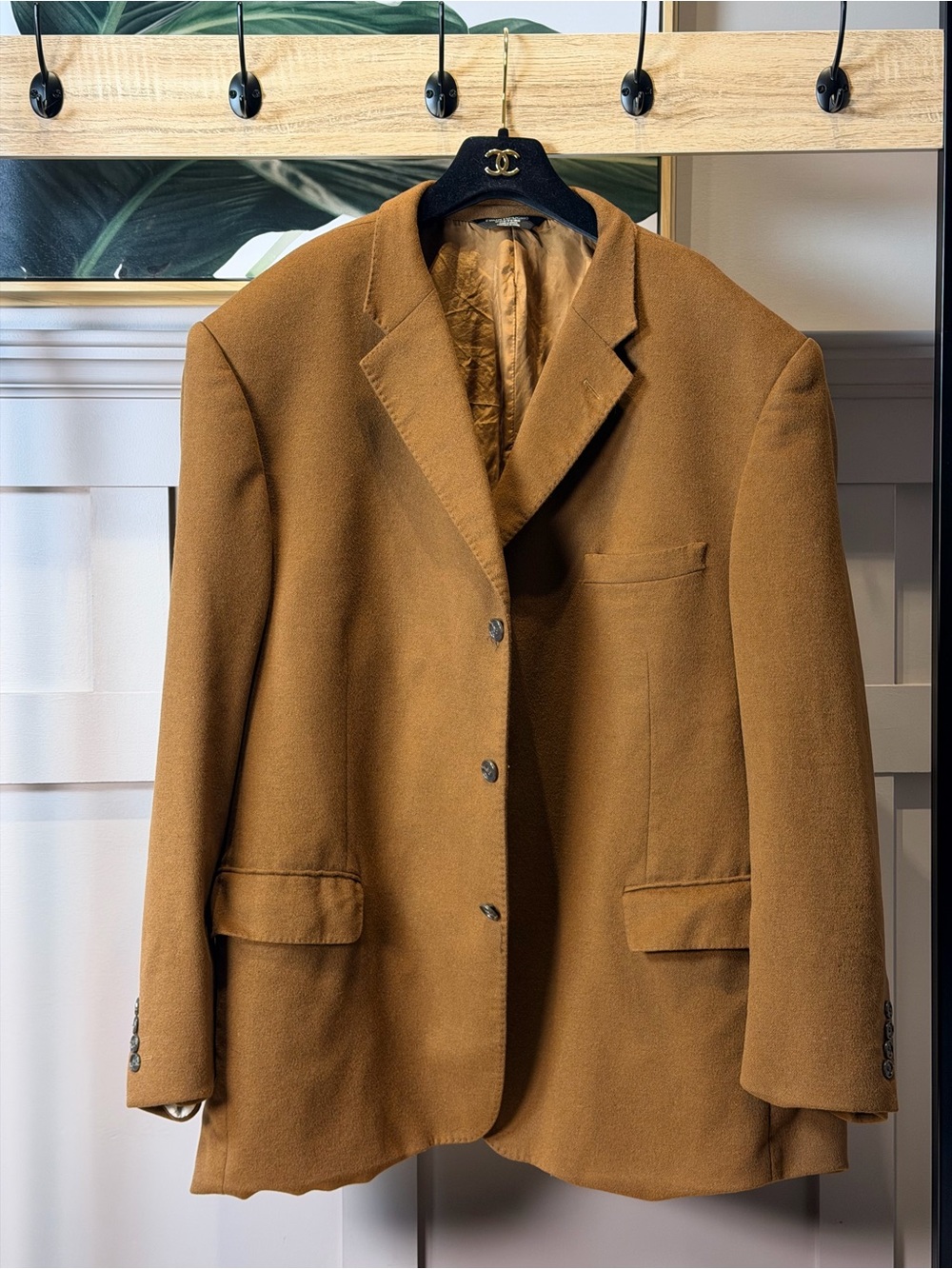 Pronto Uomo Couture Vintage Men’s Cashmere Wool Jacket Blazer Sports Brown 50